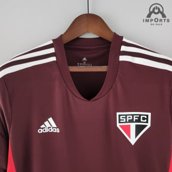Camisa São Paulo 22/23 Treino - Vinho 