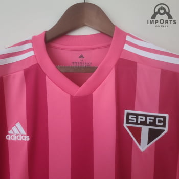 Camisa São Paulo 22/23 Versão Torcedor Ed. Especial Rosa + Personalização Grátis