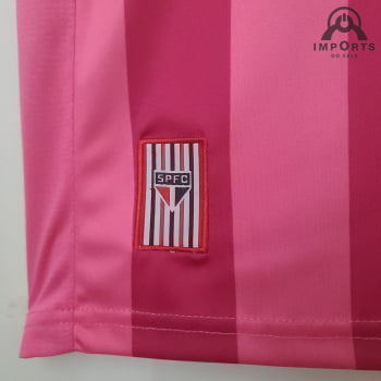 Camisa São Paulo 22/23 Versão Torcedor Ed. Especial Rosa + Personalização Grátis