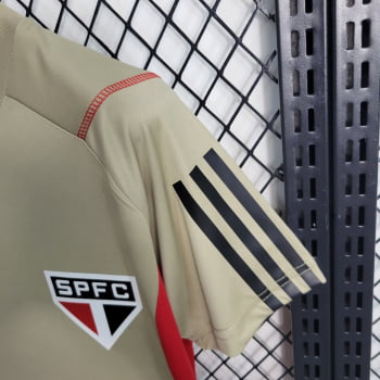 Camisa São Paulo 23/24 Versão Feminina Treino - Bege