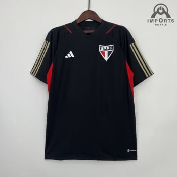 Camisa São Paulo 23/24 Versão Feminina Treino - Preta
