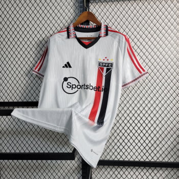 Camisa São Paulo 23/24 Versão Torcedor Ed. Especial Branca + Personalização Grátis