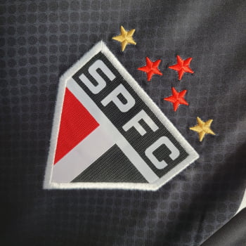 Camisa São Paulo 23/24 Versão Torcedor Ed. Especial Preta + Personalização Grátis Camisa São Paulo 23/24 Versão Torcedor Ed. Especial Preta + Personalização Grátis