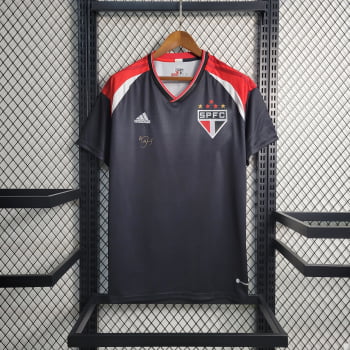 Camisa São Paulo 23/24 Versão Torcedor Ed. Especial Preta + Personalização Grátis Camisa São Paulo 23/24 Versão Torcedor Ed. Especial Preta + Personalização Grátis