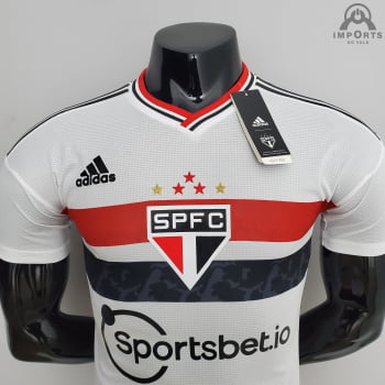 Camisa São Paulo I 22/23 Versão Jogador + Personalização Grátis