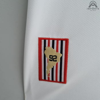 Camisa São Paulo I 22/23 + Versão Torcedor + Patrocínios + Personalização Grátis
