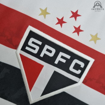Camisa São Paulo I 22/23 + Versão Torcedor + Patrocínios + Personalização Grátis