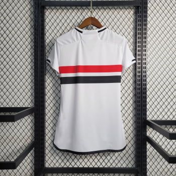 Camisa São Paulo I 23/24 Versão Feminina + Personalização Grátis 