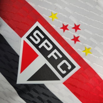 Camisa São Paulo I 23/24 Versão Jogador + Personalização Grátis 