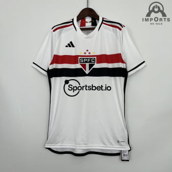 Camisa São Paulo I 23/24 Versão Torcedor + Personalização Grátis 