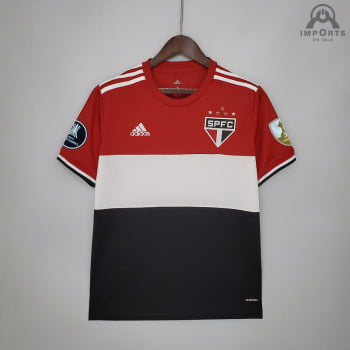 Camisa São Paulo III 21/22 Versão Torcedor + Patrocínios + Personalização Grátis
