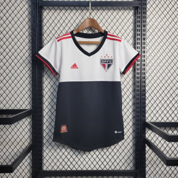 Camisa São Paulo III 22/23 Versão Feminina + Personalização Grátis 