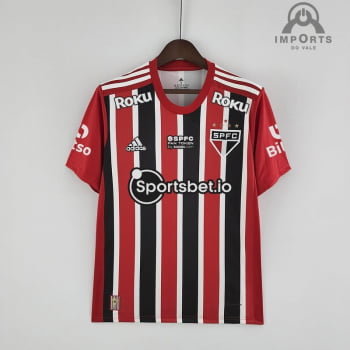 Camisa São Paulo ll 22/23 Versão Torcedor + Patrocínios + Personalização Grátis