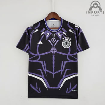 Camisa da Seleção Alemã 2022 Versão Torcedor Ed. Especial - Preta/azul
