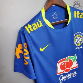 Camisa Seleção Brasileira 20/21 Treino - Azul