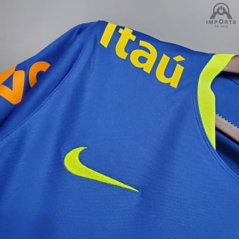 Camisa Seleção Brasileira 20/21 Treino - Azul