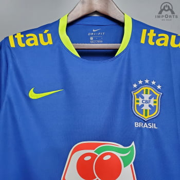 Camisa Seleção Brasileira 20/21 Treino - Azul