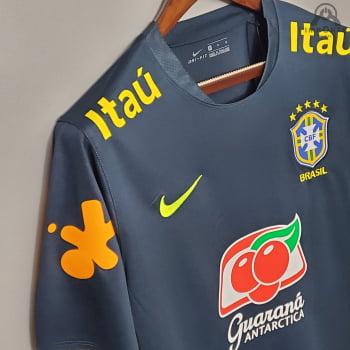 Camisa Seleção Brasileira 20/21 Treino - Chumbo