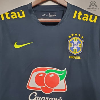 Camisa Seleção Brasileira 20/21 Treino - Chumbo