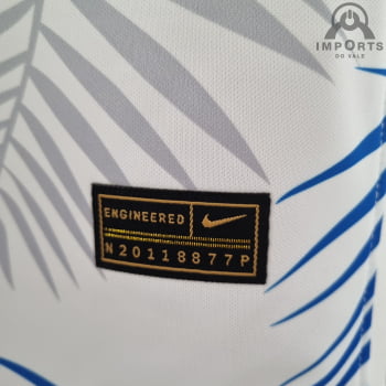 Camisa da Seleção Brasileira 2022 Clássica Branca Versão Torcedor + Personalização Grátis 