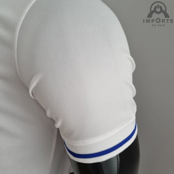 Camisa da Seleção Brasileira 2022 Gola Polo Branca