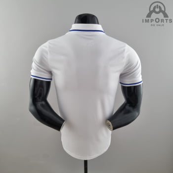 Camisa da Seleção Brasileira 2022 Gola Polo Branca