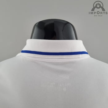 Camisa da Seleção Brasileira 2022 Gola Polo Branca