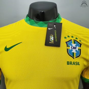 Camisa Seleção Brasileira I 20/21 Versão Jogador + Personalização Grátis