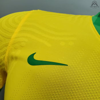 Camisa Seleção Brasileira I 20/21 Versão Jogador + Personalização Grátis