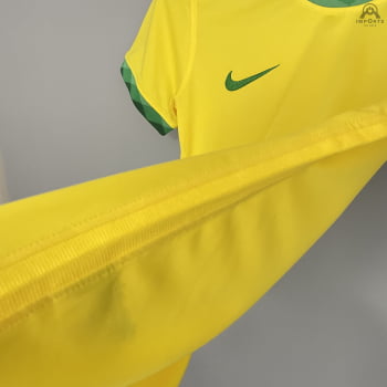 Camisa Seleção Brasileira I 2020 Versão Torcedor Feminina + Personalização Grátis