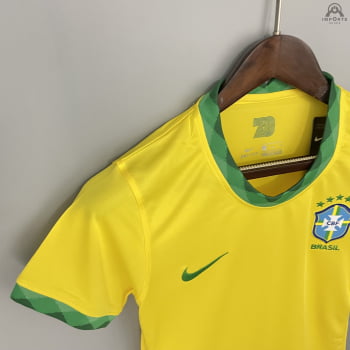 Camisa Seleção Brasileira I 2020 Versão Torcedor Feminina + Personalização Grátis