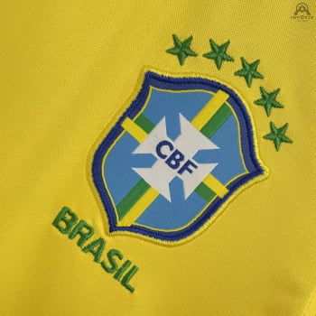 Camisa Seleção Brasileira I 2020 Versão Torcedor Feminina + Personalização Grátis Camisa Seleção Brasileira I 2020 Versão Torcedor Feminina + Personalização Grátis