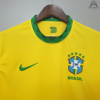 Camisa Seleção Brasileira I 2021 Versão Torcedor + Personalização Grátis