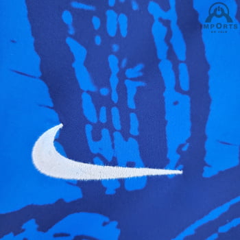 Camisa da Seleção Brasileira 2022 Versão Feminina Clássica Azul + Personalização Grátis