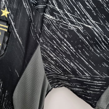 Camisa da Seleção Argentina 2022 Comemorativa Black Versão Torcedor + Personalização Grátis