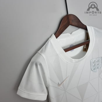 Camisa da Seleção Inglesa I 22/23 Versão Feminina + Personalização Grátis