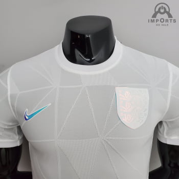 Camisa da Seleção Inglesa I 22/23 Versão Jogador + Personalização Grátis
