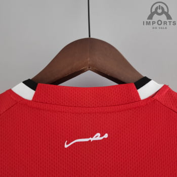 Camisa da Seleção Egípcia l 2022 Versão Torcedor + Personalização Grátis
