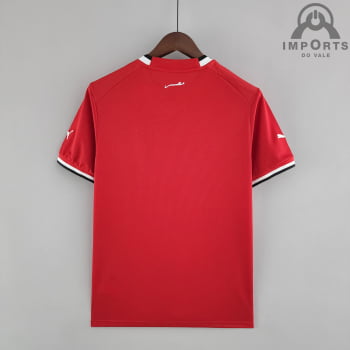 Camisa da Seleção Egípcia l 2022 Versão Torcedor + Personalização Grátis