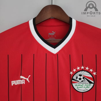 Camisa da Seleção Egípcia l 2022 Versão Torcedor + Personalização Grátis