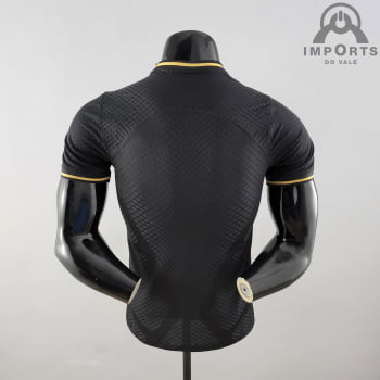 Camisa da Seleção Inglesa 2022 Versão Jogador Preta + Personalização Grátis