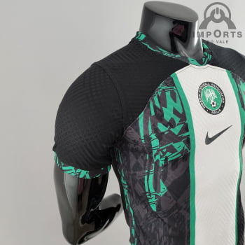 Camisa da Seleção Nigéria l 2022 Versão Jogador + Personalização Grátis