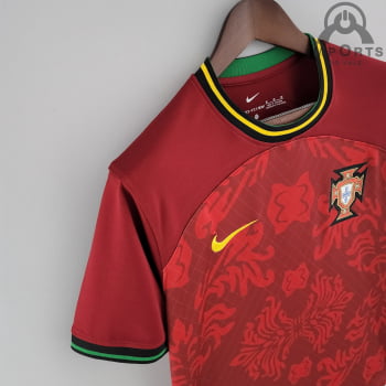 Camisa da Seleção Portuguesa 2022 Versão Torcedor Ed. Especial - Vermelha