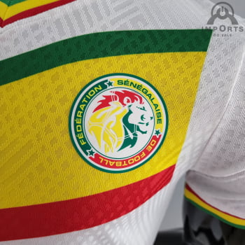 Camisa Seleção Senegal l 2022 Versão Jogador + Personalização Grátis
