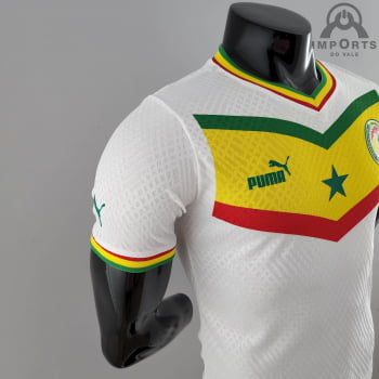 Camisa Seleção Senegal l 2022 Versão Jogador + Personalização Grátis