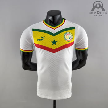 Camisa Seleção Senegal l 2022 Versão Jogador + Personalização Grátis