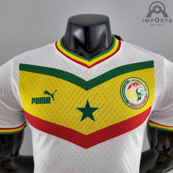 Camisa Seleção Senegal l 2022 Versão Jogador + Personalização Grátis