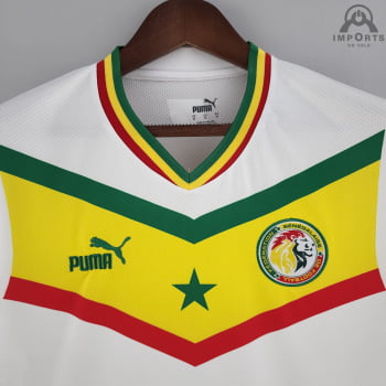 Camisa da Seleção Senegalesa l 2022 Versão Torcedor + Personalização Grátis