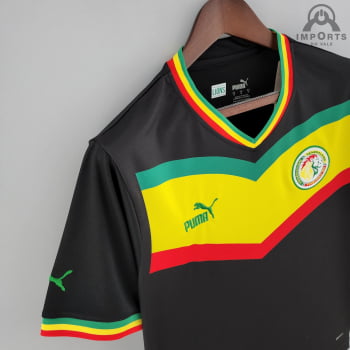 Camisa da Seleção Senegalesa ll 2022 Versão Torcedor + Personalização Grátis