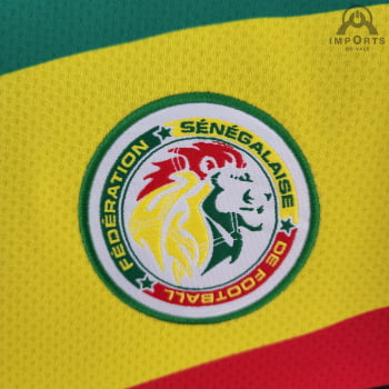 Camisa da Seleção Senegalesa ll 2022 Versão Torcedor + Personalização Grátis